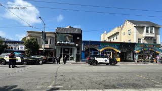 SFPD investigated a gunfire incident along SFs busy Haight Street [upl. by Mitchiner591]