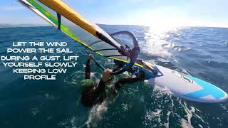 Light wind waterstart guide  windsurf [upl. by Ameh]