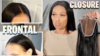 Let’s Chat Benefits of Closures or Frontals  Size Lace Install EXPLAINED [upl. by Les]