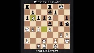 Anatoly Karpov vs Mickiewicz Piotr  Koszalin Poland  1997 [upl. by Aliuqahs]