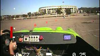 Jeff Kiesel SCCA autocross in car video 8209 San Diego Event [upl. by Eneleh]