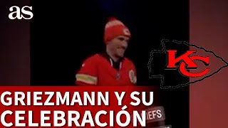 SUPER BOWL  EAGLES VS CHIEFS  La celebración de GRIEZMANN  DIARIO AS [upl. by Namron]