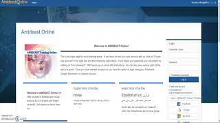 AMIDEAST Online – Introduction [upl. by Cirillo297]