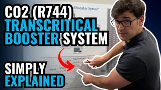 CO2 R744 Transcritical Booster System Simplified [upl. by Naimad]