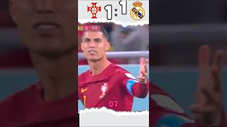 Portugal vs Real Madrid World Cup 2026 Ronaldo vs Ronaldo but who is the legend ronaldo sports [upl. by Nwahsit]