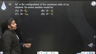 4s2 is the configuration of the outermost orbit of an element Its atomic number would be [upl. by Anelagna]