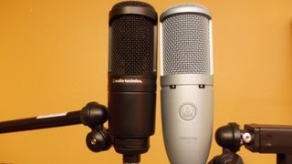 The AudioTechnica AT2020 vs the AKG Perception 120 sound comparison [upl. by Dituri818]