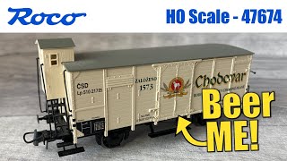 BEER ME Chodovar CSD Beer Wagon Czechoslovak State Railways  Unboxing amp Model Railway Review  Roco [upl. by Clyte]