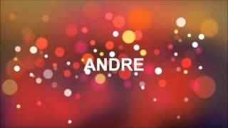 ALLES GUTE ZUM GEBURTSTAG ANDRE [upl. by Anairotciv]