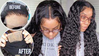 Turning My Frontal Wig Into A CLOSURE WIG  WIG RECONSTRUCTION  SAVE YOUR WIG SIS [upl. by Ainigriv436]