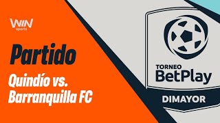 DEPORTES QUINDÍO VS BARRANQUILLA FC  TORNEO BETPLAY DIMAYOR 20242  FECHA 10 [upl. by Ahsiemak]