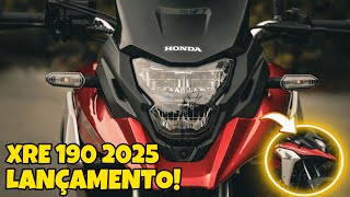 LANÇAMENTO NOVA XRE 190 2025 😍 HONDA ACERTOU [upl. by Engracia101]