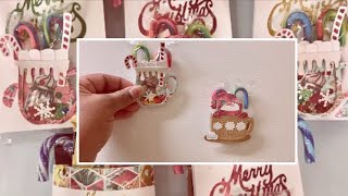 DIY Fun Christmas Treat Pockets With Magnetic Refrigerator Candy Holders [upl. by Koeppel]