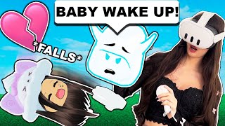 I PASSED Out In Front Of My BOYFRIEND😳 PRANK Roblox Vr hands [upl. by Catlin]