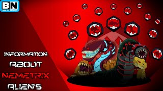 INFORMATION ABOUT NEMETRIX ALIENS｜PREDATORS OF BEN TENNYSON OMNITRIX ALIENS｜BEN 10 NETWORK [upl. by Ahseer517]