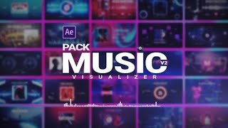 Videohive Music Visualizer Pack V2 26261391 Download Free [upl. by Adianes850]