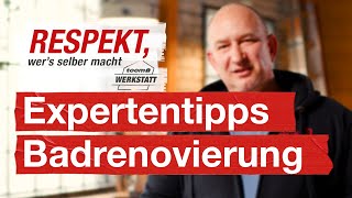 Expertentipps Badrenovierung  toom Werkstatt [upl. by Margeaux]