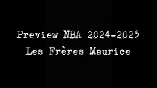 Preview NBA 2024  2025  Les Contenders [upl. by Nos649]