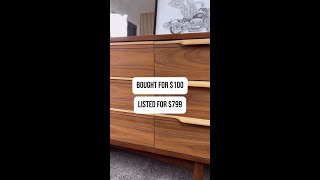 How fast can I refinish this dresser ⌛ furnitureflip restoration diy diyproject [upl. by Eisej]