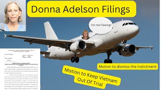 Donna Adelson Motions Motion To Dismiss Indictment amp Motion To Keep Vietnam Trip Out Of Her Trial [upl. by Llebana561]