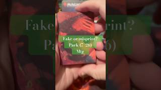 Fake or misprint pack 736 Magic the Gathering magicthegathering mtg cardgame tcgplayer [upl. by Aisor968]