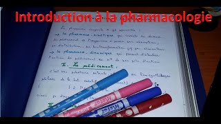 Introduction à la pharmacologie [upl. by Dickerson]