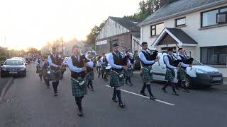 Cavanaleck Pipe Band  Dergina 2024 2 [upl. by Ahen439]