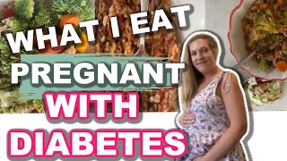 What I Eat in a Day While Pregnant with Diabetes  Gestational Diabetes Diet [upl. by Aztiraj]