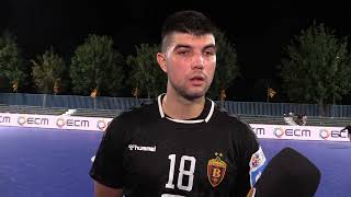 Milan Lazarevski RK Vardar after match against RK Butel [upl. by Trilbie]