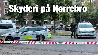 Video efter skyderi på Hans Tavsens Gade på Nørrebro torsdag aften 88 2024 [upl. by Madelaine]