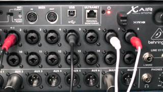 Behringer XR18 Air Mixer  3 minute review [upl. by Hoj]