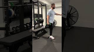 RFE DB Suitcase Split Squat [upl. by Adnawuj]