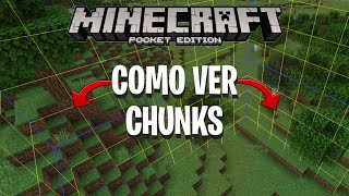 Como ver Chunks en Minecraft Bedrock 120 [upl. by Shepherd]