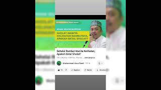 Sehelai Rambut Wanita Kelihatan Apakah Batal Sholat [upl. by Iror]