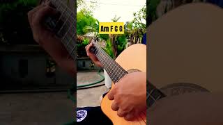 Chords Am F C G lesson shorts [upl. by Eberhard]