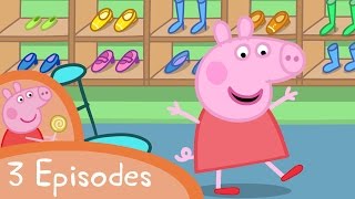 Peppa Pig  Shopping and new things 3 episodes [upl. by Henrie]