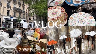 【Paris joli Vlog Brocante Avenue Victor Hugo Paris 16 e 2022】paris brocante avenuevictorhugo [upl. by Aicilev]