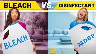 Bleach vs Disinfectant Which is Best for Water Damage [upl. by Sneed]