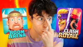 CLASH ROYALE vs BOOM ARENA su versión fake🥵 [upl. by Linetta]