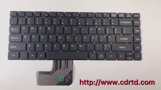 Laptop Keyboard For Teclast F6 Pro MB2903009 PRIDEK3058 YXTNB9379 English US Black [upl. by Oijres]