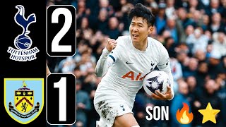 Tottenham vs Burnley 21 Premier League 2024 Spurs vs burnley HIGHLIGHTS [upl. by Hi340]