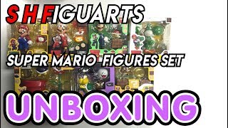 S H Figuarts Super Mario Figures Set Unboxing [upl. by Jean-Claude]