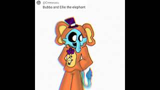 BubbaOrville elephantHood who next smillingcritters fnaf6 bubbabubbaphant orvilleelephant [upl. by Lulu]