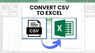 How to Convert CSV to Excel [upl. by Baxter84]