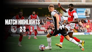 Highlights  Grimsby Town 22 Rotherham United  PreSeason  Tuesday 30th July 2024 [upl. by Alban]