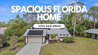 Beautiful Florida Home in North Fort Myers  15335 Sam Snead Lane [upl. by Gnagflow]