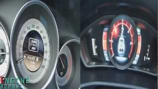 C250 CDI 204ps vs V40 177ps  Beschleunigung 0100 kmh [upl. by Ardnasela]