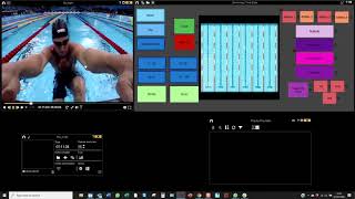 Swimming stroke and timing analysis using the Nacsport video analysis software [upl. by Pasquale662]