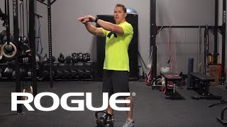 Equipment Demo  Double Kettlebell Swing  Rogue Fitness [upl. by Amias]