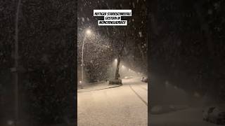 Heftiger Starkschneefall gestern in Mönchengladbach viralvideo foryou heavy snow snowfall [upl. by Nnyladnarb]